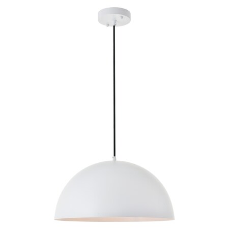 Living District Forte One Light White Pendant LD4025D16WH